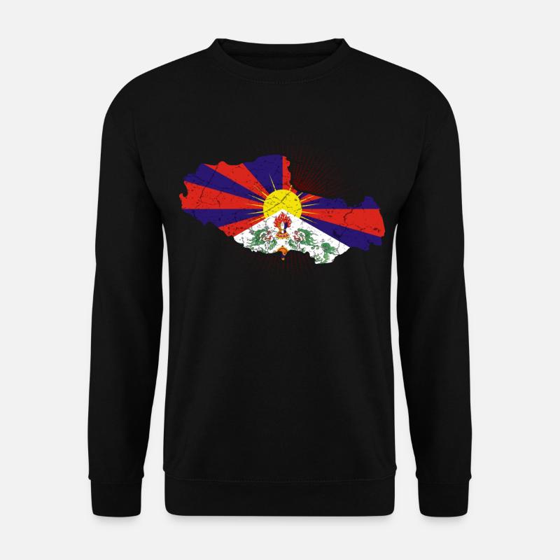 Tibet - Unisex Sweatshirt - black