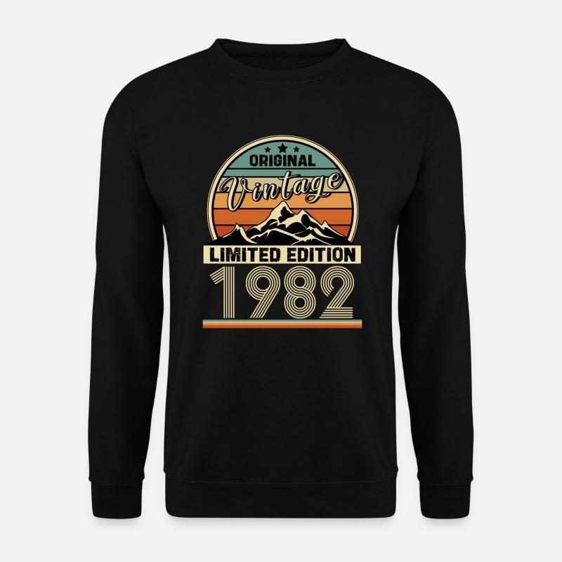 1982 - Sweat-shirt Unisexe - noir