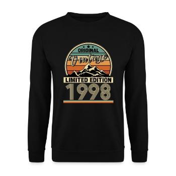 1998 - Unisex Sweatshirt - black - Front - Alina (178cm) & Michal (187cm)