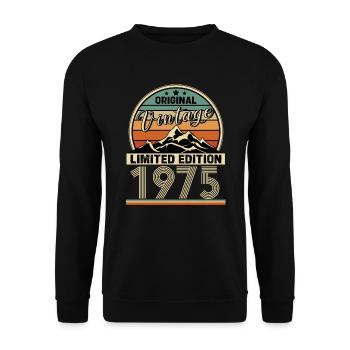 1975 - Unisex Sweatshirt - black - Front - Alina (178cm) & Michal (187cm)