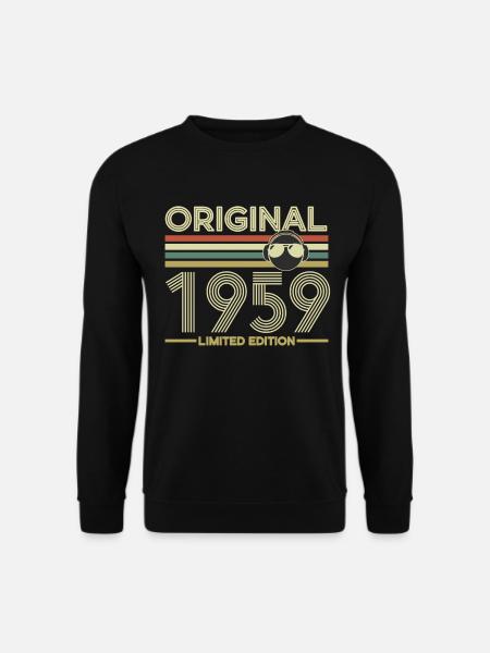 1959 - Sweat-shirt Unisexe - noir