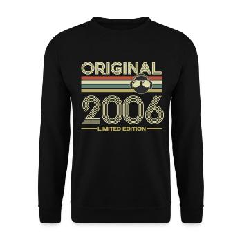 2006 - Unisex Pullover - Schwarz - Vorne - Alina (178cm) & Michal (187cm)
