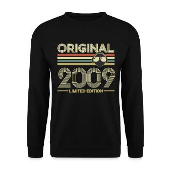 2009 - Unisex Sweatshirt - black - Front - Alina (178cm) & Michal (187cm)