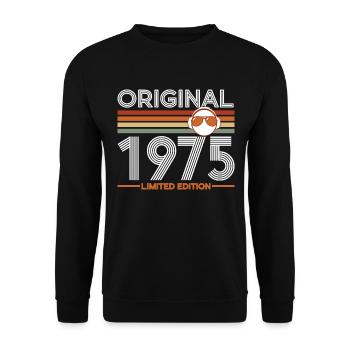 1975 - Unisex Sweatshirt - black - Front - Alina (178cm) & Michal (187cm)