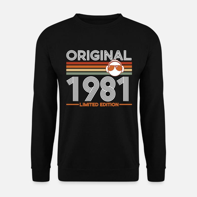 1981 - Unisex Pullover - Schwarz