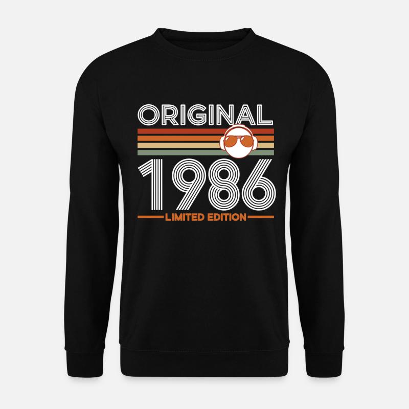 1986 - Unisex Pullover - Schwarz