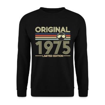 1975 - Unisex Sweatshirt - black - Front - Alina (178cm) & Michal (187cm)