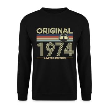 1974 - Unisex Sweatshirt - black - Front - Alina (178cm) & Michal (187cm)