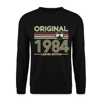 1984 - Unisex Sweatshirt - black - Front - Alina (178cm) & Michal (187cm)