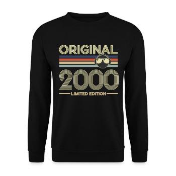 2000 - Sweat-shirt Unisexe - noir - Devant - Alina (178cm) & Michal (187cm)