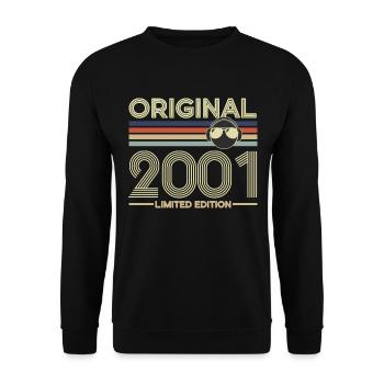 2001 - Sweat-shirt Unisexe - noir - Devant - Alina (178cm) & Michal (187cm)