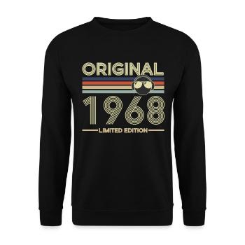 1968 - Unisex Sweatshirt - black - Front - Alina (178cm) & Michal (187cm)