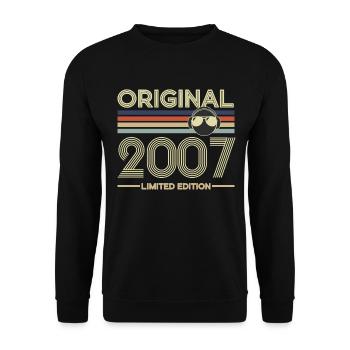 2007 - Unisex Sweatshirt - black - Front - Alina (178cm) & Michal (187cm)