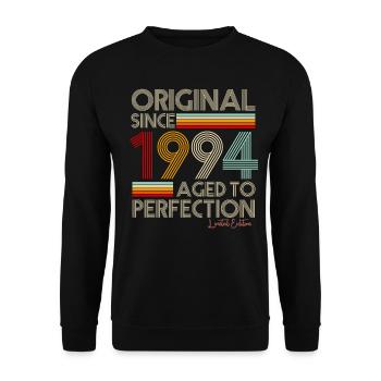 1994 - Unisex Sweatshirt - black - Front - Alina (178cm) & Michal (187cm)