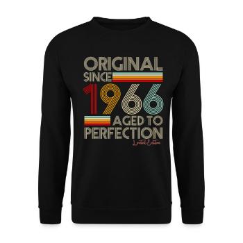 1966 - Unisex Sweatshirt - black - Front - Alina (178cm) & Michal (187cm)