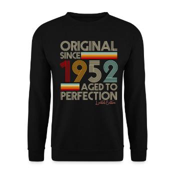 1952 - Unisex Sweatshirt - black - Front - Alina (178cm) & Michal (187cm)