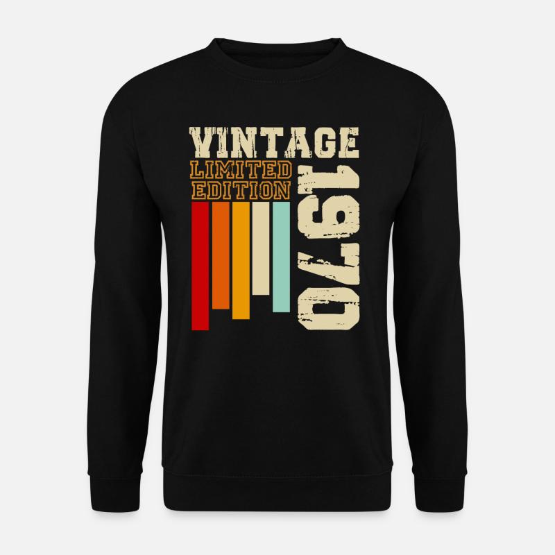 1970 - Unisex Pullover - Schwarz