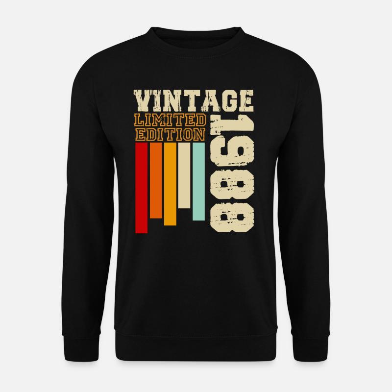 1988 - Unisex Pullover - Schwarz