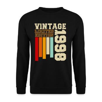 1998 - Sweat-shirt Unisexe - noir - Devant - Alina (178cm) & Michal (187cm)