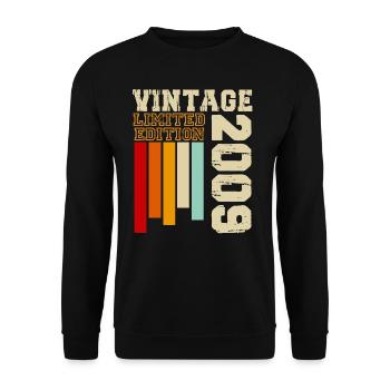 2009 - Unisex Sweatshirt - black - Front - Alina (178cm) & Michal (187cm)
