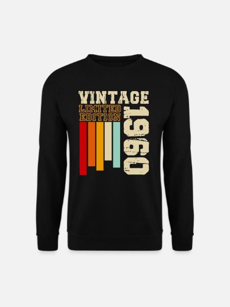 1960 - Unisex Pullover - Schwarz