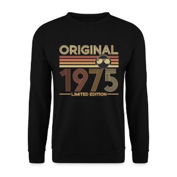 1975 - Unisex Sweatshirt - black - Front - Alina (178cm) & Michal (187cm)