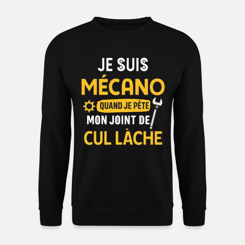 Mechaniker - Unisex Pullover - Schwarz