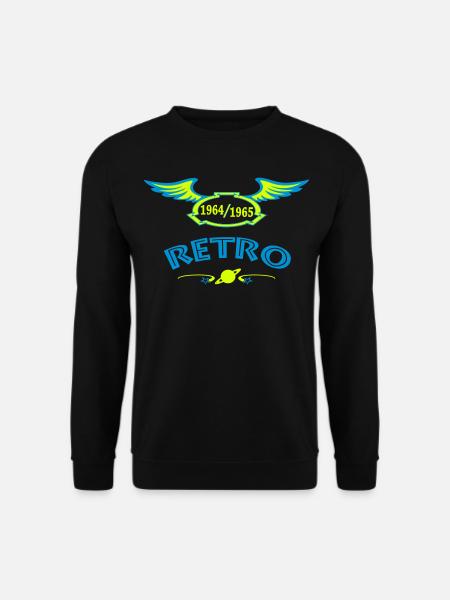 1964 65 - Unisex Pullover - Schwarz