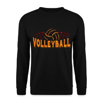 Volley-ball - Sweat-shirt Unisexe - noir - Devant - Alina (178cm) & Michal (187cm)