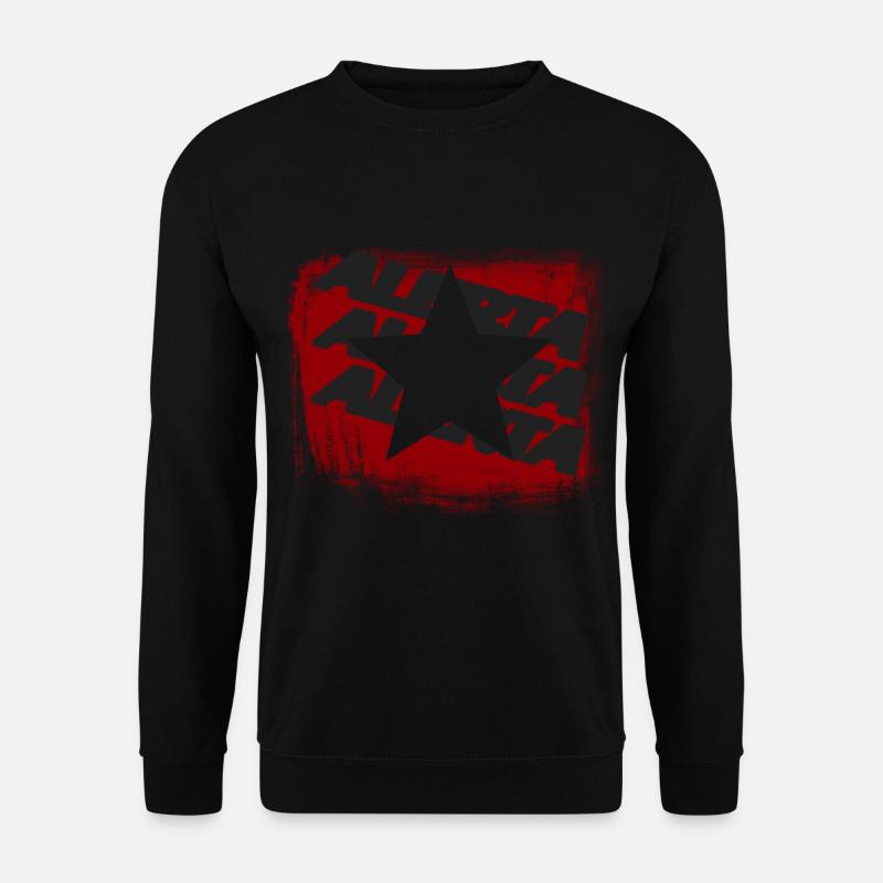 ALERTA ANTIFASCHISTISCHE AKTION DESIGN - Unisex Pullover - Schwarz