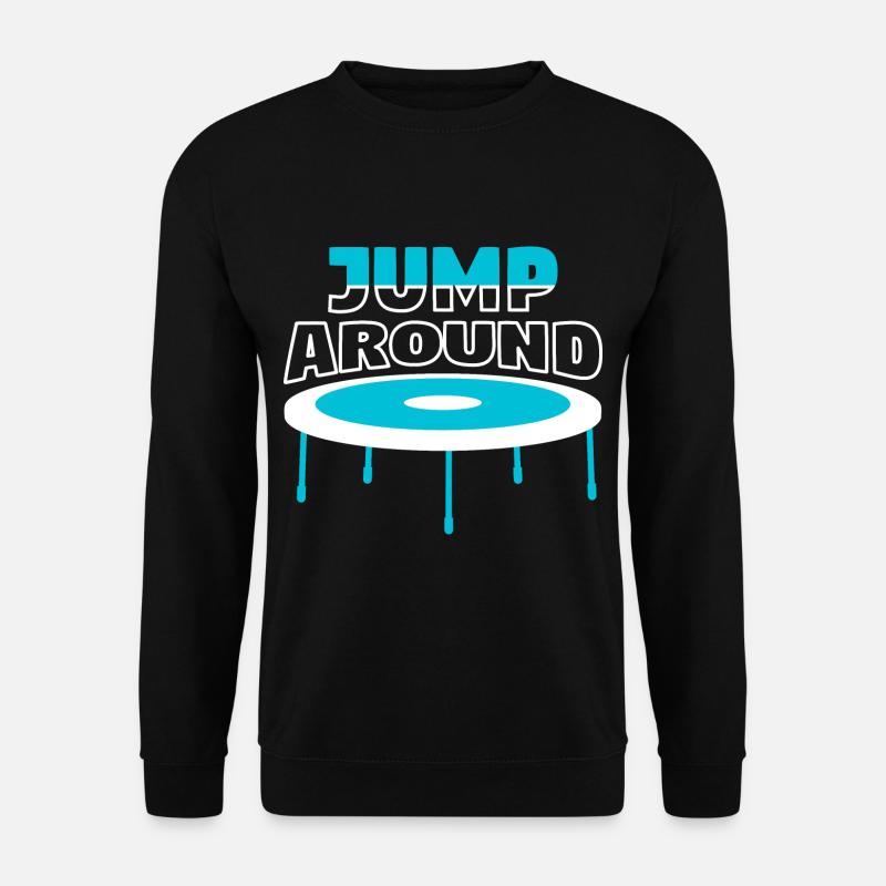 Around Trampoline Trampolining - Unisex Sweatshirt - black