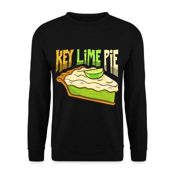 Key Lime Pie Lime recette de Limette West Florida - Sweat-shirt Unisexe - noir - Devant - Alina (178cm) & Michal (187cm)