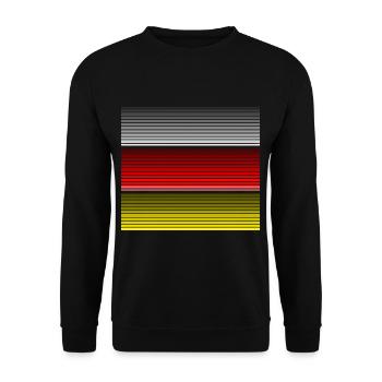 Deutschland - Unisex Pullover - Schwarz - Vorne - Alina (178cm) & Michal (187cm)