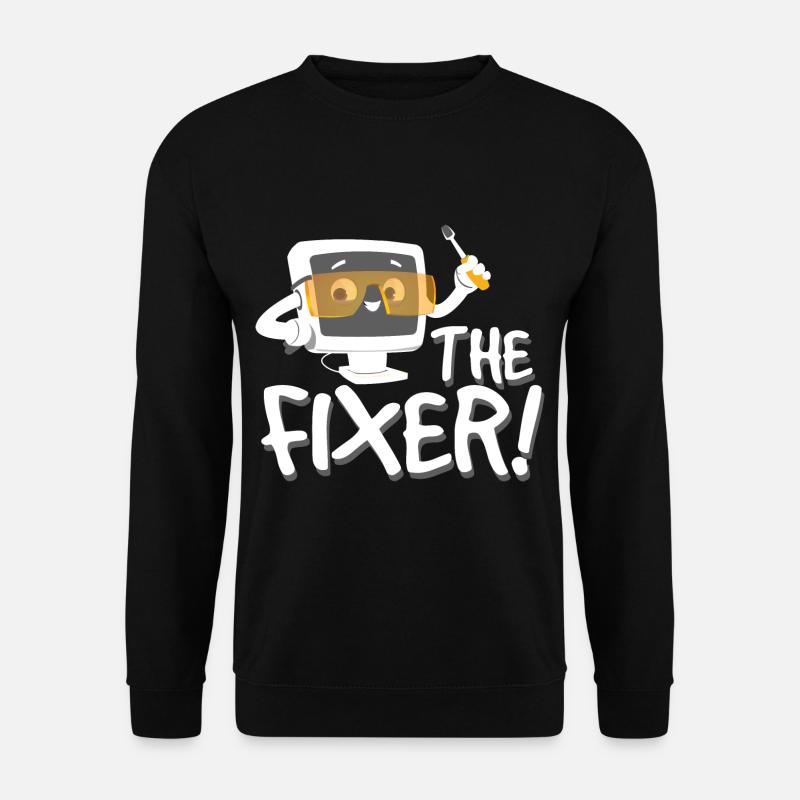 The Fixer Tech Support - Unisex Sweatshirt - black