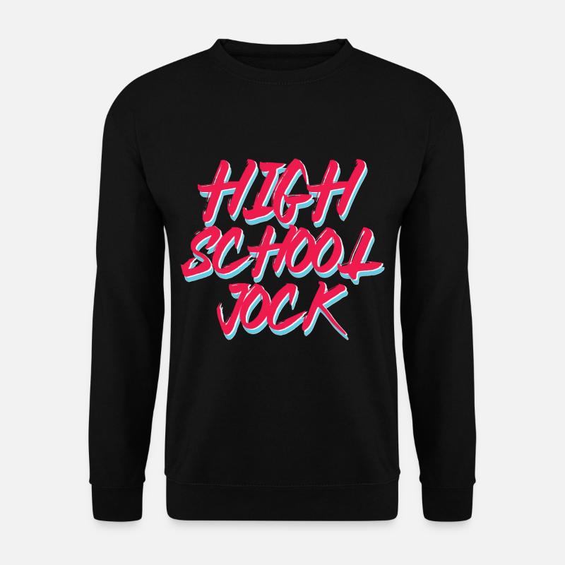 High School Jock - Unisex Sweatshirt - black