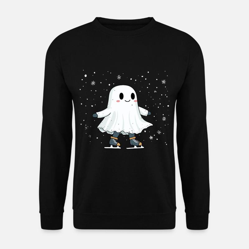 Fantôme sur patins - Sweat-shirt Unisexe - noir