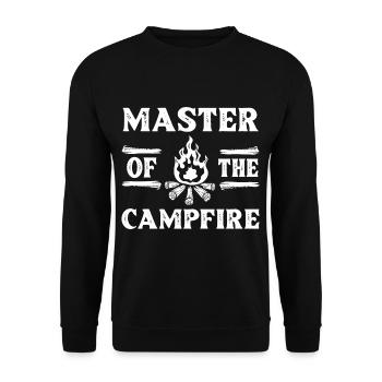 Feu de camp Grill Stories Camping Camping - Sweat-shirt Unisexe - noir - Devant - Alina (178cm) & Michal (187cm)