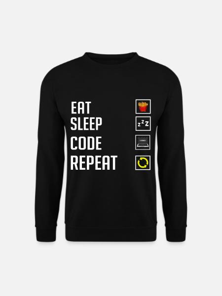 Programmierer Programmieren Computerentwickler Pc - Unisex Pullover - Schwarz