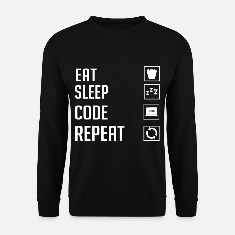 Programmierer Programmieren Computerentwickler Pc - Unisex Pullover - Schwarz