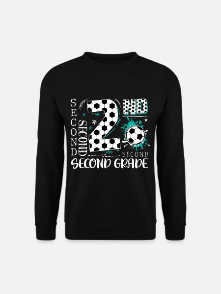 2nd Grade Football - Unisex Sweatshirt - black