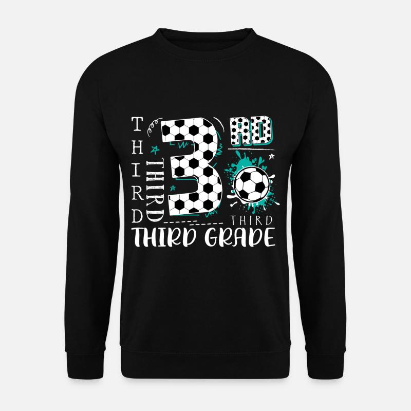 3. Klasse Fußball - Unisex Pullover - Schwarz