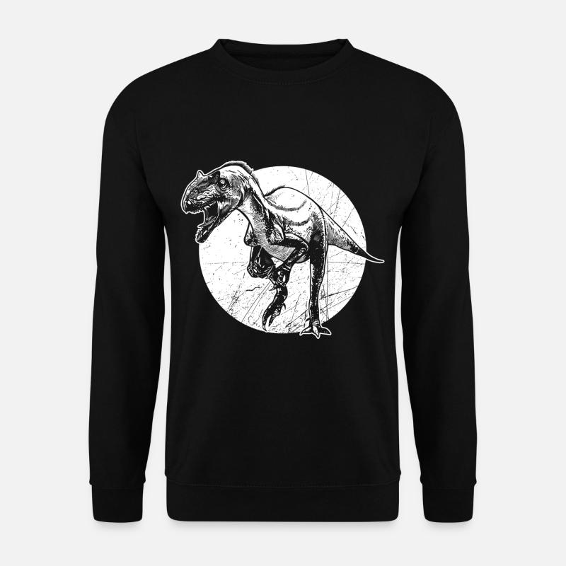 Dinosaur allosaurus prehistoric hunter wilderness - Unisex Sweatshirt - black