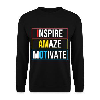 Occupational therapy Occupational therapist Therapy Therapist - Unisex Sweatshirt - black - Front - Alina (178cm) & Michal (187cm)