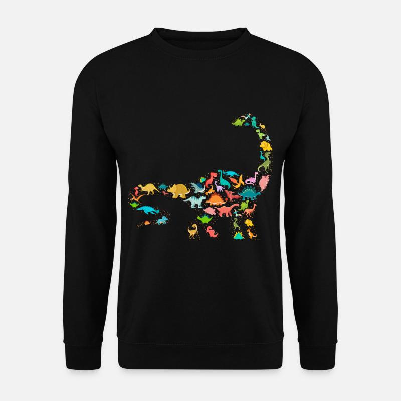 Brachiosaurus Dinosaure - Sweat-shirt Unisexe - noir