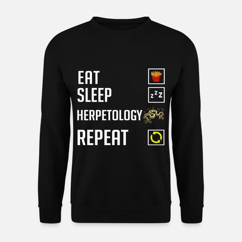 Herpetology Reptiles Herpetologist Lizards - Unisex Sweatshirt - black