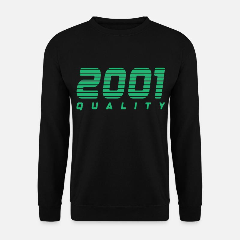 2001 quality | Farbe änderbar - Unisex Pullover - Schwarz
