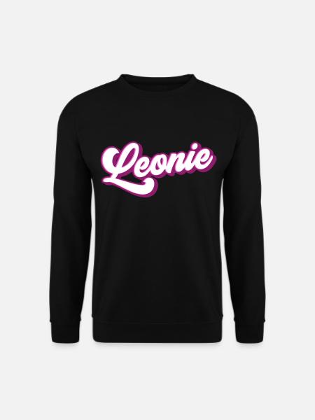 Leonie | Farben änderbar - Unisex Pullover - Schwarz
