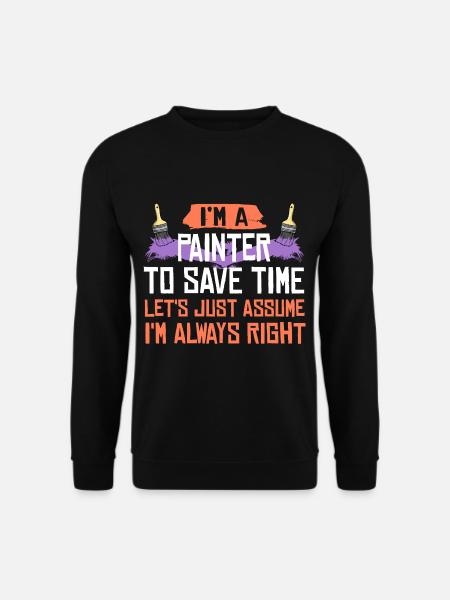 Painter Brush Painting Painter Artist - Unisex Sweatshirt - black