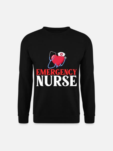 Notaufnahme Notfall Krankenschwester Erste Hilfe - Unisex Pullover - Schwarz