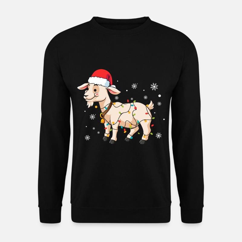 Noël de chèvre - Sweat-shirt Unisexe - noir